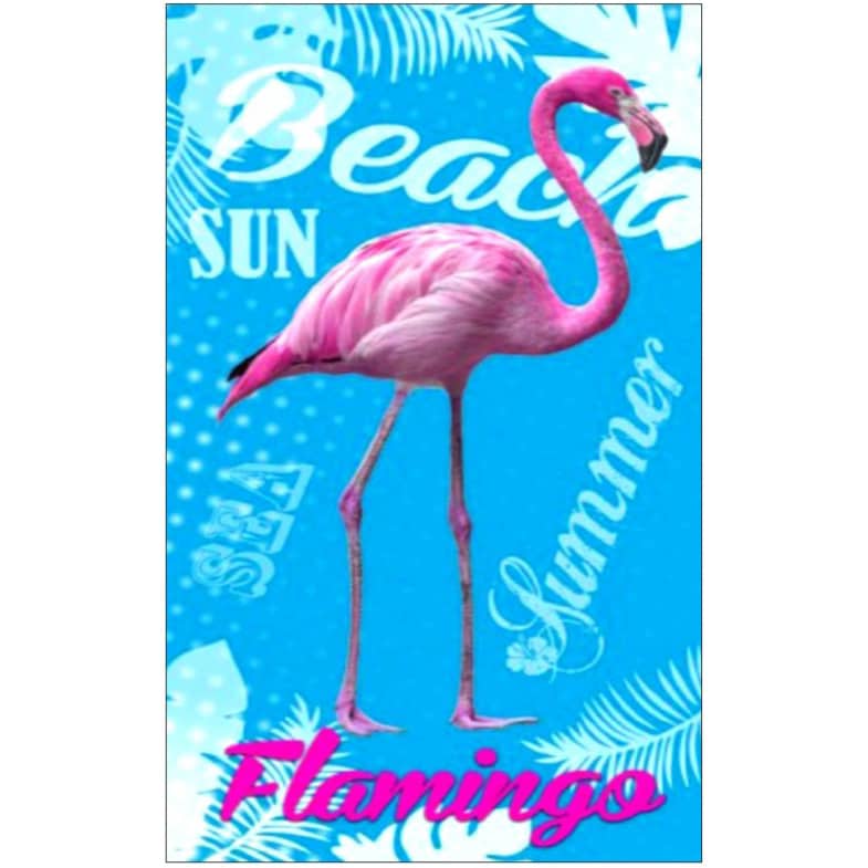 Toalla de Playa Microfibra Flamenco Summer