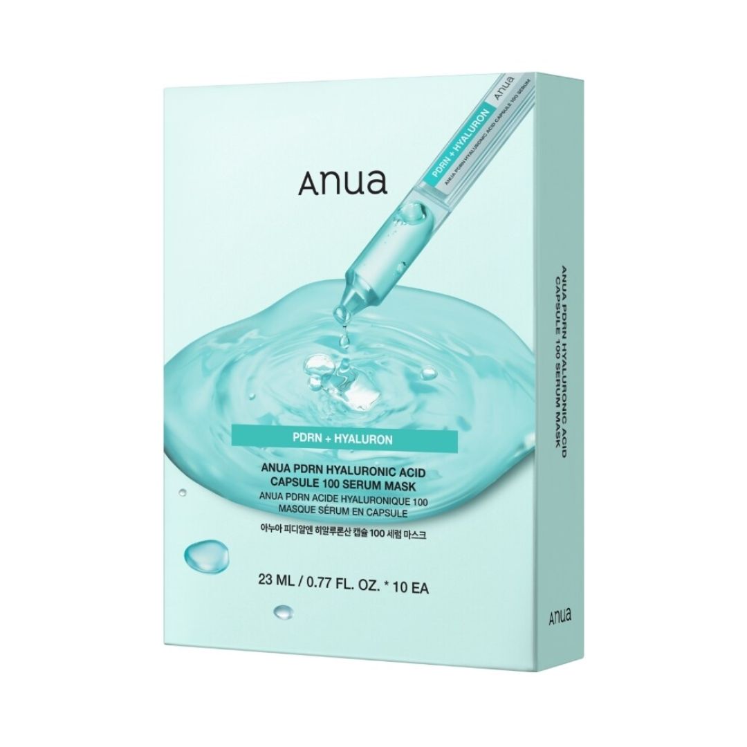 Anua PDRN Hyaluronic Acid Capsule 100 Serum Mask Sheet 10ea