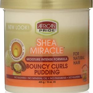 African Pride Bouncy Pudding Shea Miracle 425g