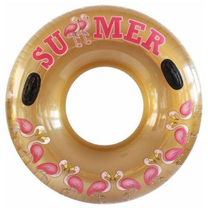 Inflatable Flamingo Ring with Handles Aremar