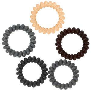 Set of 5 Spiral Hair Ties