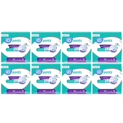 Cuecas-fraldas ID MAXI L (8×10 uni)