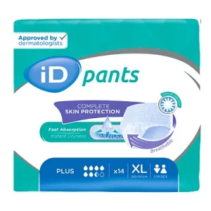 Cuecas-fraldas ID PLUS XL (14 uni)