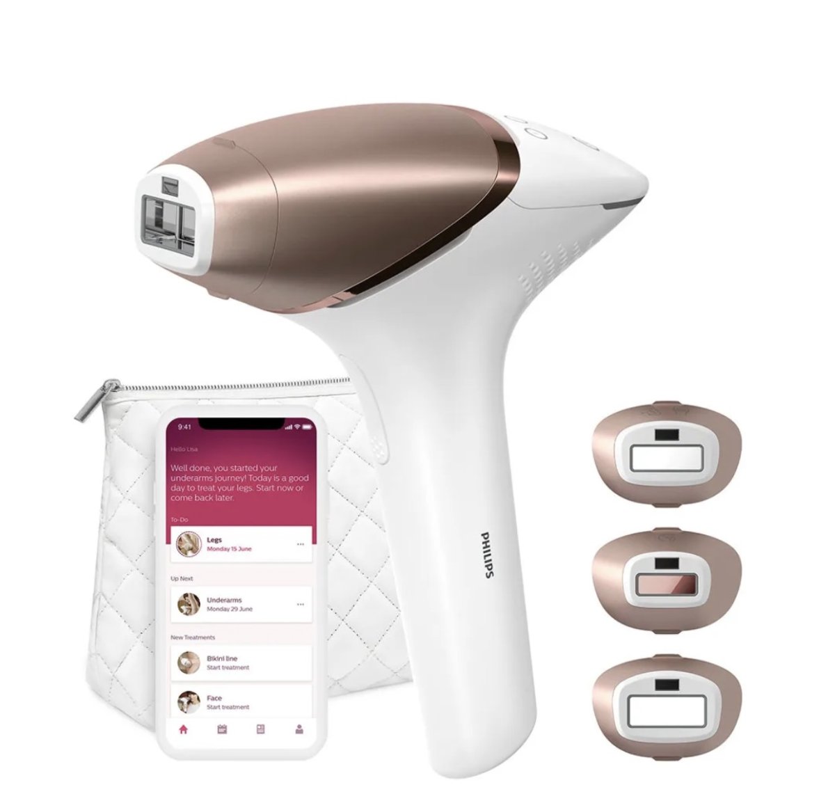 PHILIPS Depilador Lumea 9000 Series IPL – Rose Gold