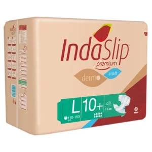 Fraldas INDASLIP PREMIUM L10 PLUS (20 uni)
