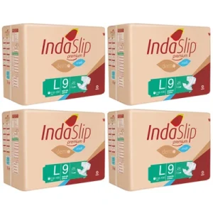 Fraldas INDASLIP PREMIUM L9 (4×20 uni)