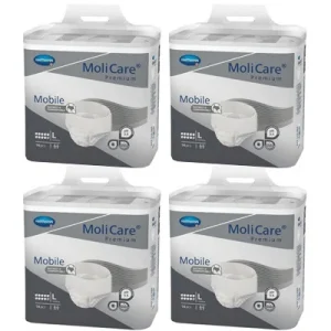 Cuecas-fraldas MOLICARE MOBILE 10 GOTAS L (4×14 uni)