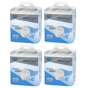 Cuecas-fraldas MOLICARE MOBILE 6 GOTAS XL (4×14 uni)