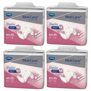 Fraldas MOLICARE PREMIUM ELASTIC 7 GOTAS XL (4×14 uni)