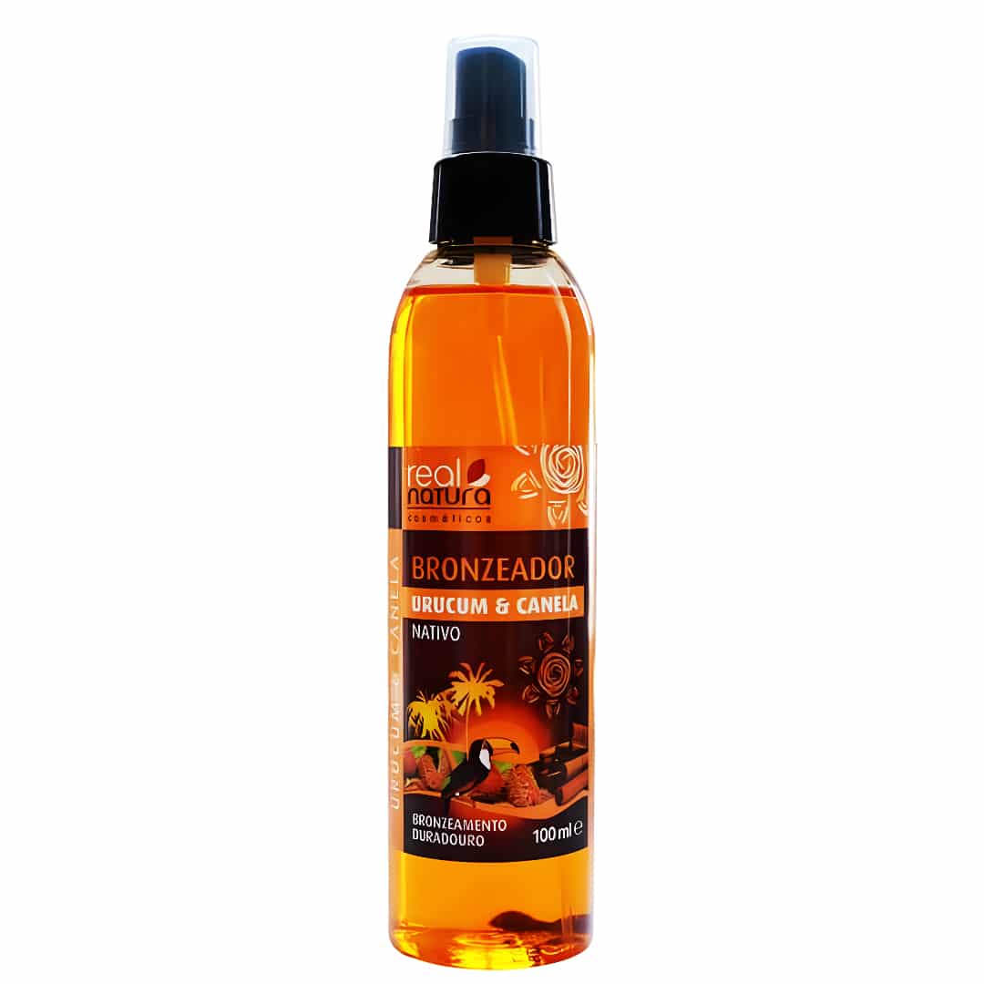 Urucum + Cinnamon Tanning Oil 100 ml (3.38 fl oz) Real Natura