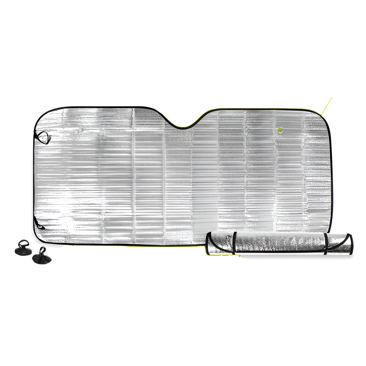 Universal Aluminum Sunshade Protector for Car Windshields Solmar