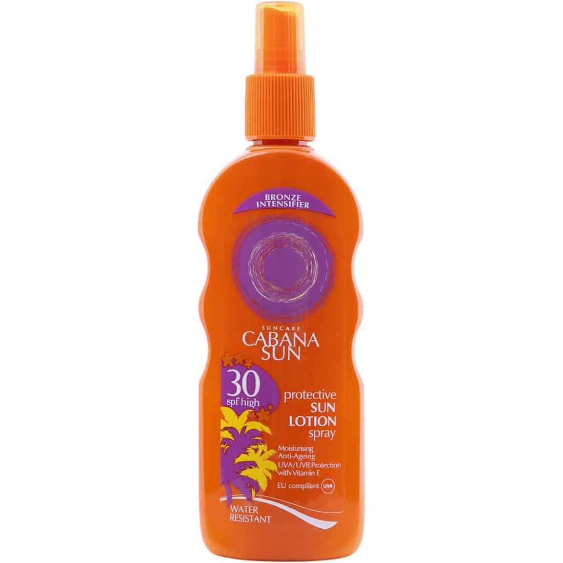 SPF 30 Sunscreen Lotion Spray 200ml Cabana Sun