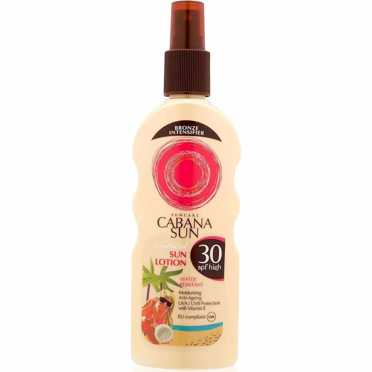 Tropical Sunscreen Lotion SPF 30 150ml (5.07 fl oz) Cabana Sun