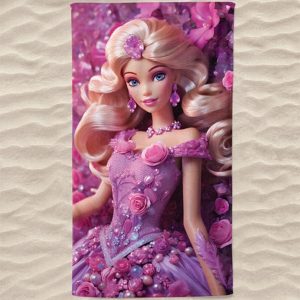 Toalla de Playa Microfibra Barbie