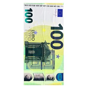 Toalla Playa Microfibra Billete 100 Euros