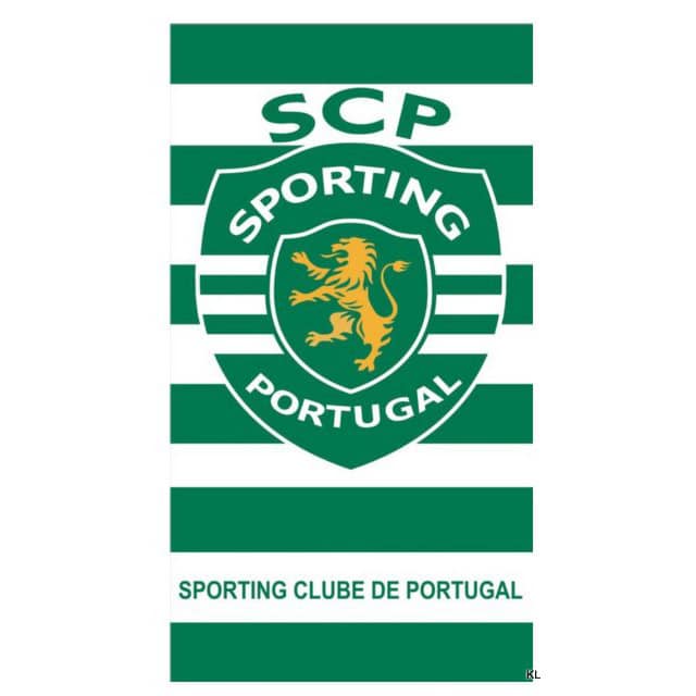 Toalha de Praia Microfibra Licenciada Sporting Clube de Portugal