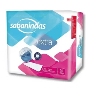 Resguardos descartáveis SABANINDAS EXTRA 60×90 (20 uni)