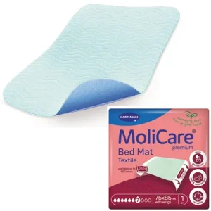Resguardo reutilizável MOLICARE PREMIUM BED MAT TEXTILE 7G com abas 75x85CM