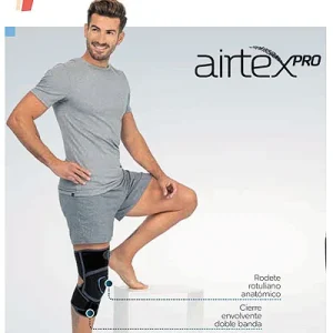 Joelheira PRIM AIRTEX PRO ATX720 com articulações policentricas 3 tamanhos